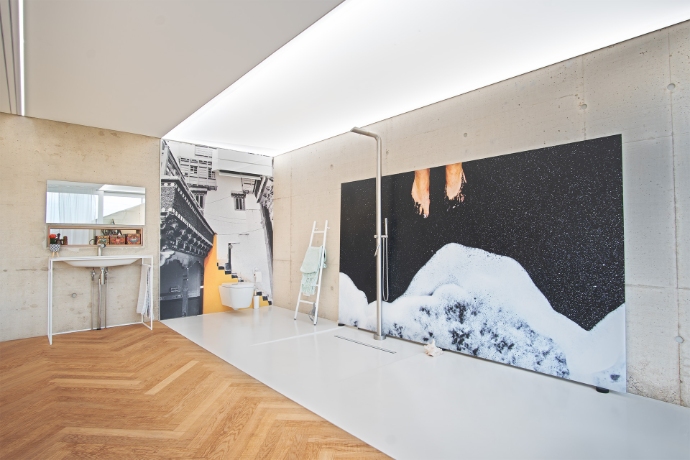 Offenes Bad im Schlafzimmer 